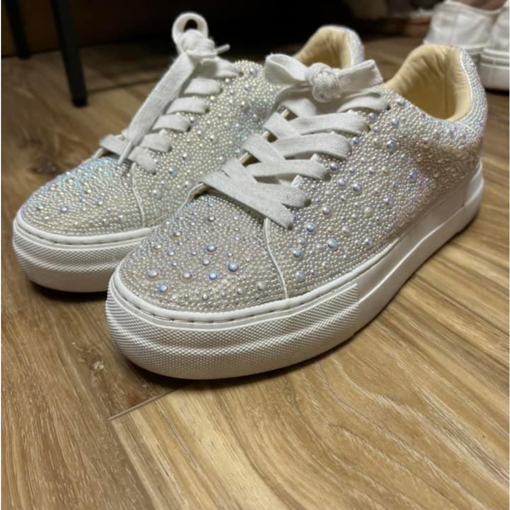 Betsy Johnson bride shoes